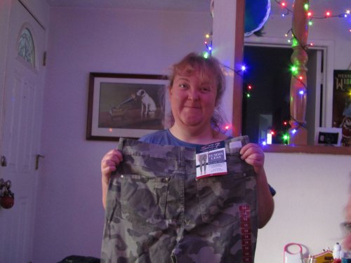 Melissa and Christmas present